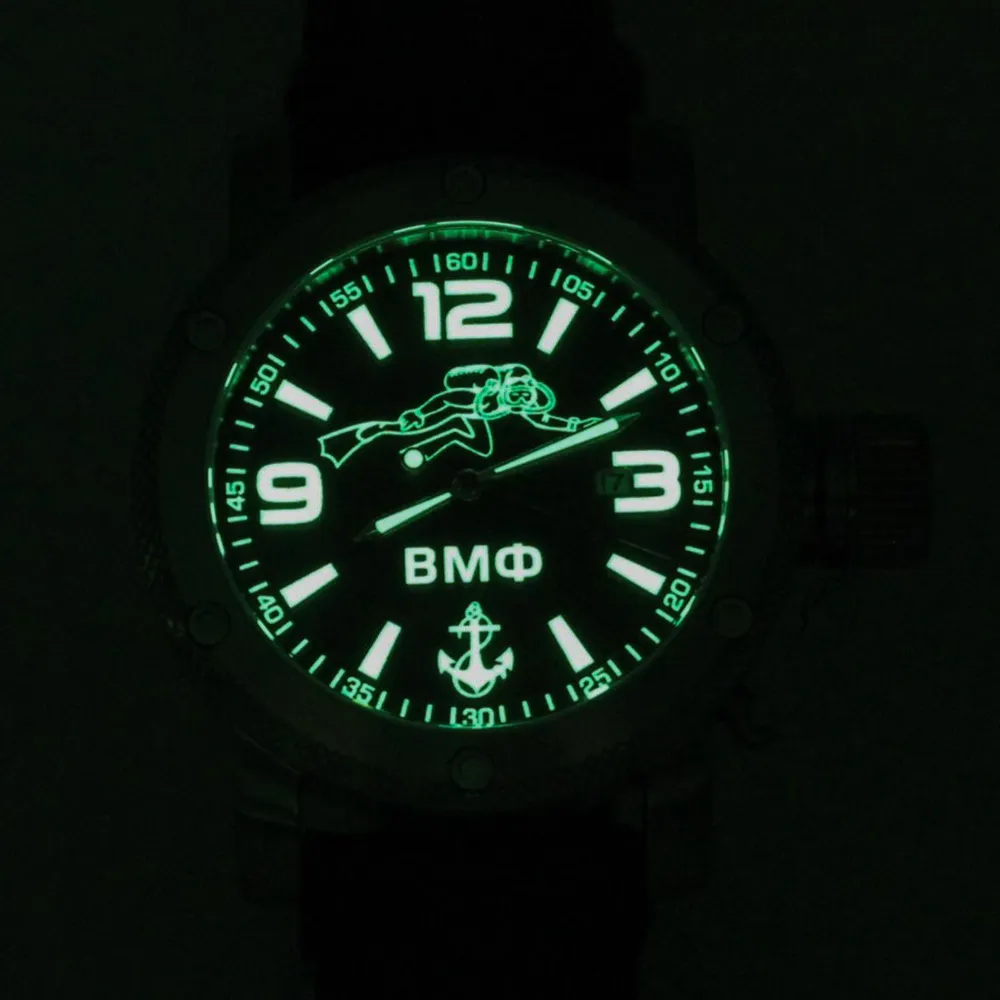 NAVY COMBAT DIVER WATCH 10ATM - Image 2